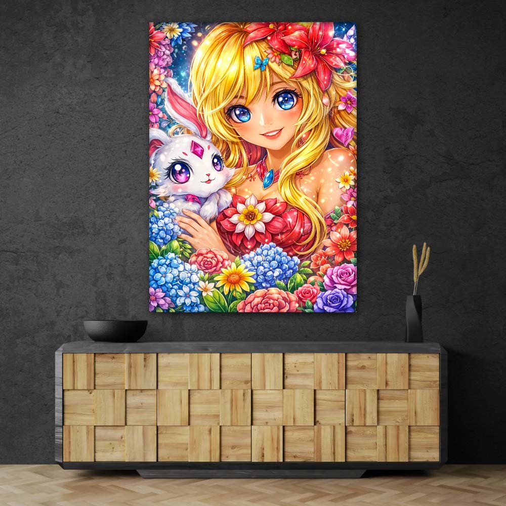 5D Diamond Painting – Flower Fairy & Magic Bunny