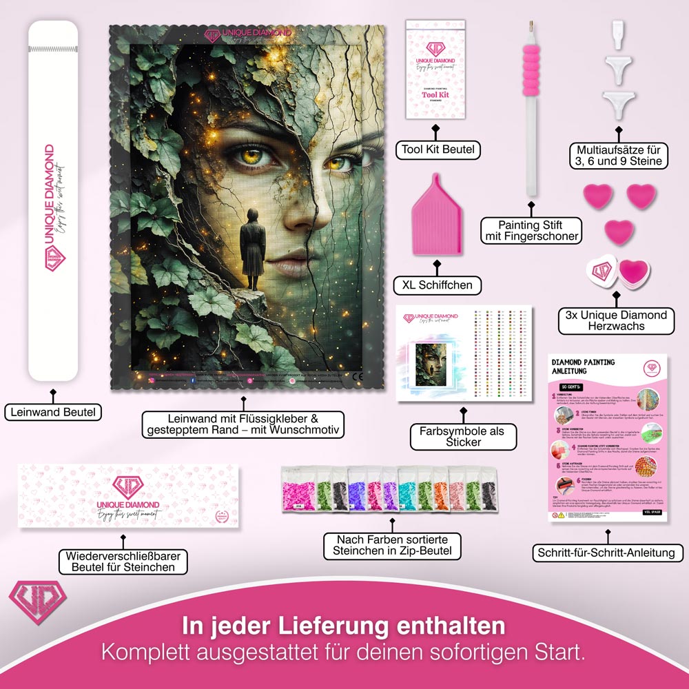 5D Diamond Painting – Forest Soul Unique-Diamond