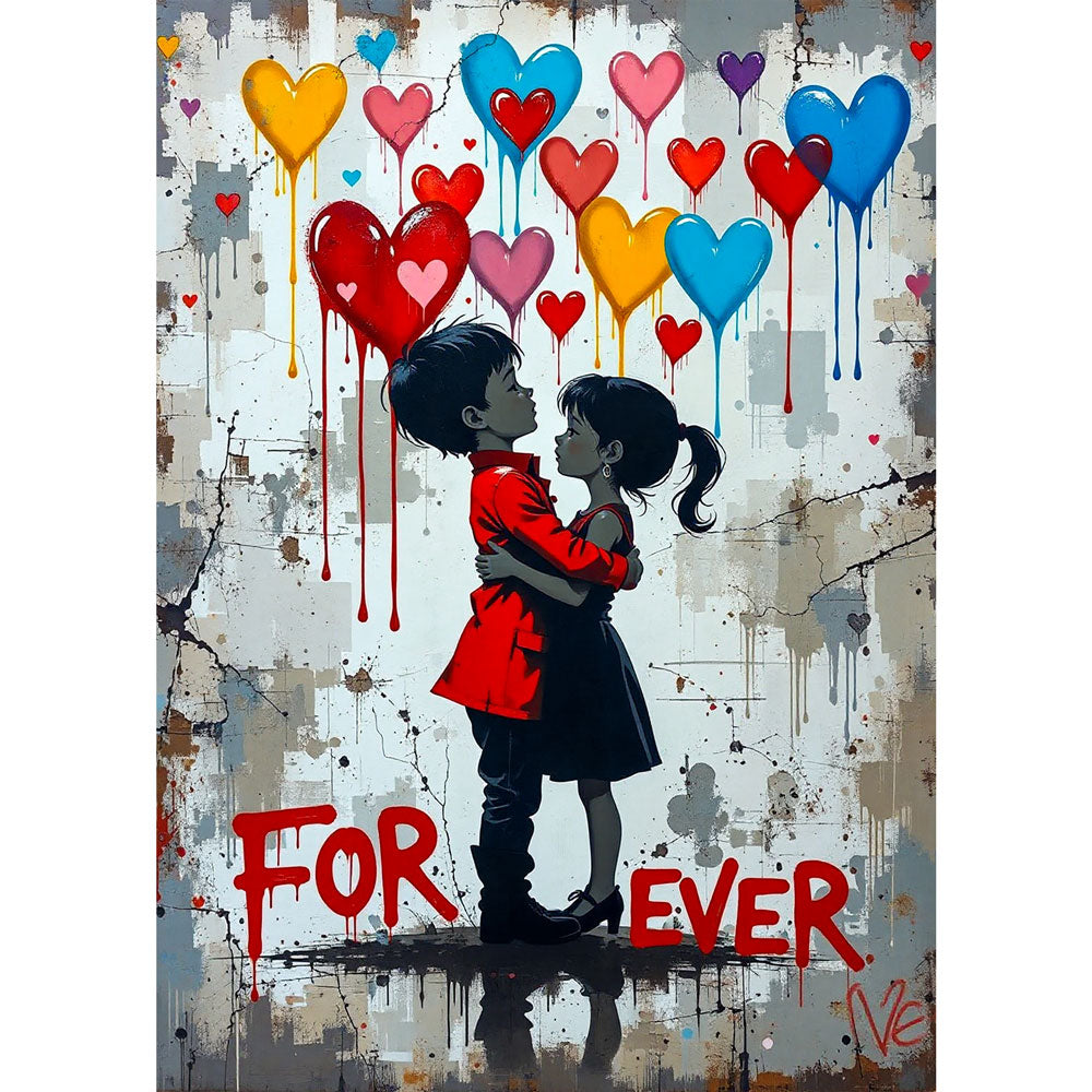 5D Diamond Painting – Forever in Love, Unique-Diamond