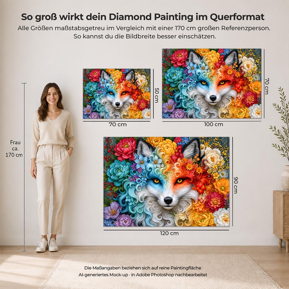 5D Diamond Painting – Fox of the Four Seasons