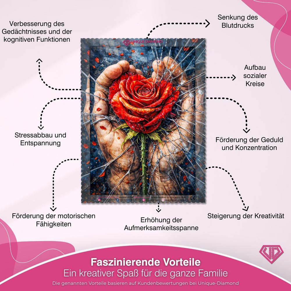 5D Diamond Painting – Fragile Love Unique-Diamond