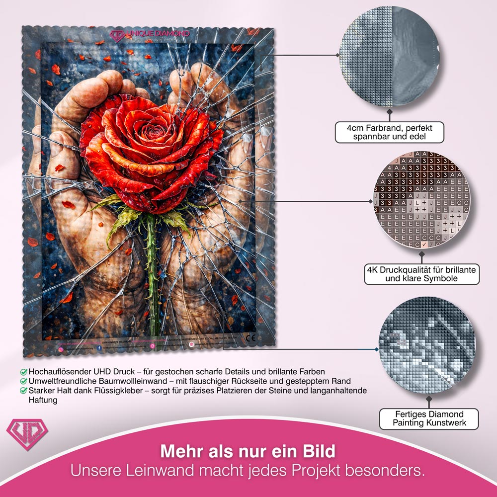 5D Diamond Painting – Fragile Love Unique-Diamond