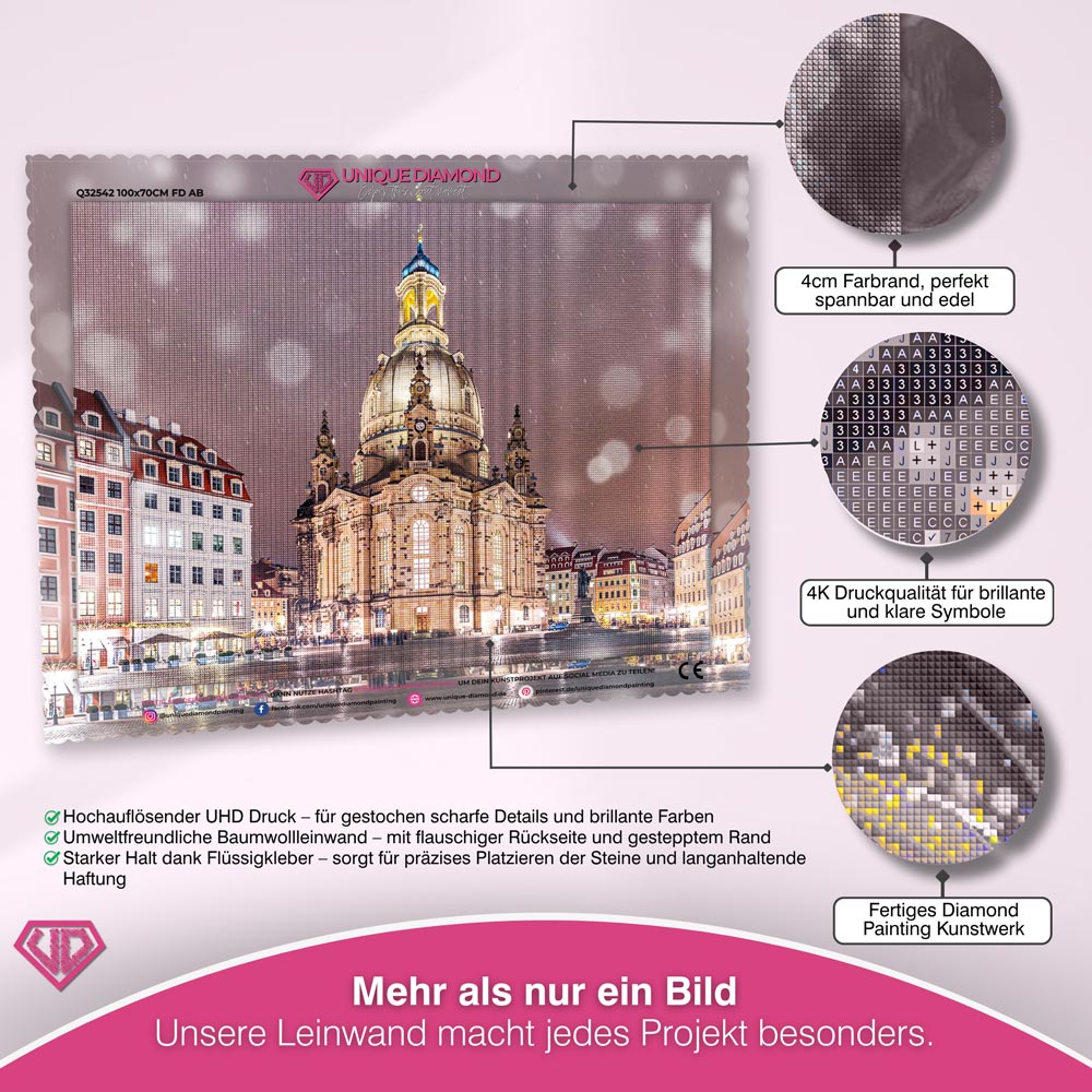 5D Diamond Painting – Frauenkirche Dresden Unique-Diamond