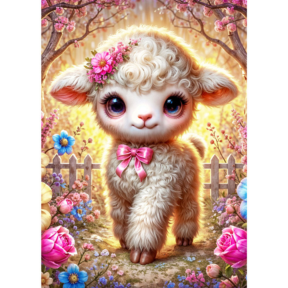 5D Diamond Painting – Frühlingslicht Lilia, Unique-Diamond