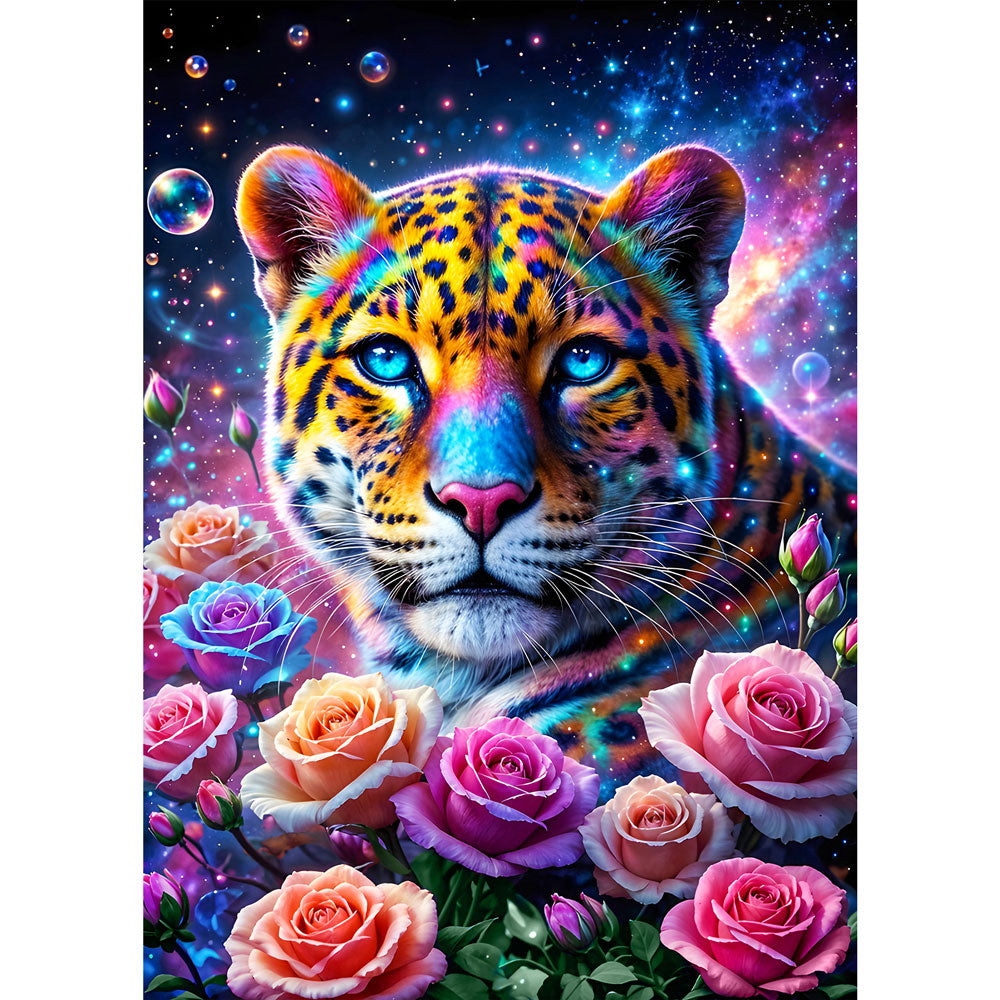 5D Diamond Painting – Galaktischer Wächter der Rosen, unique-diamond