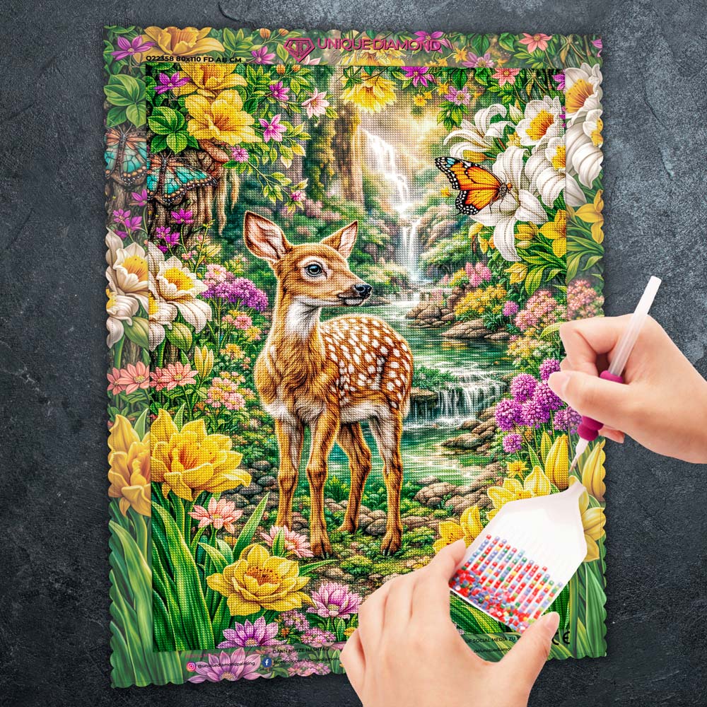 5D Diamond Painting – Garden of Grace Unique-Diamond