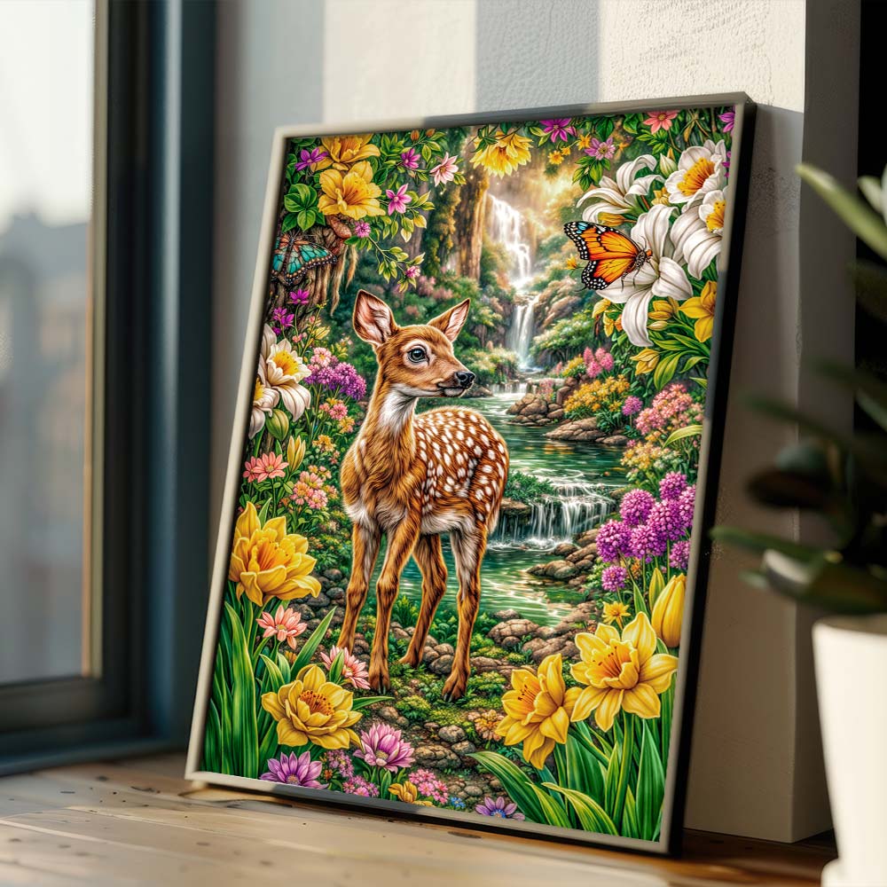 5D Diamond Painting – Garden of Grace Unique-Diamond