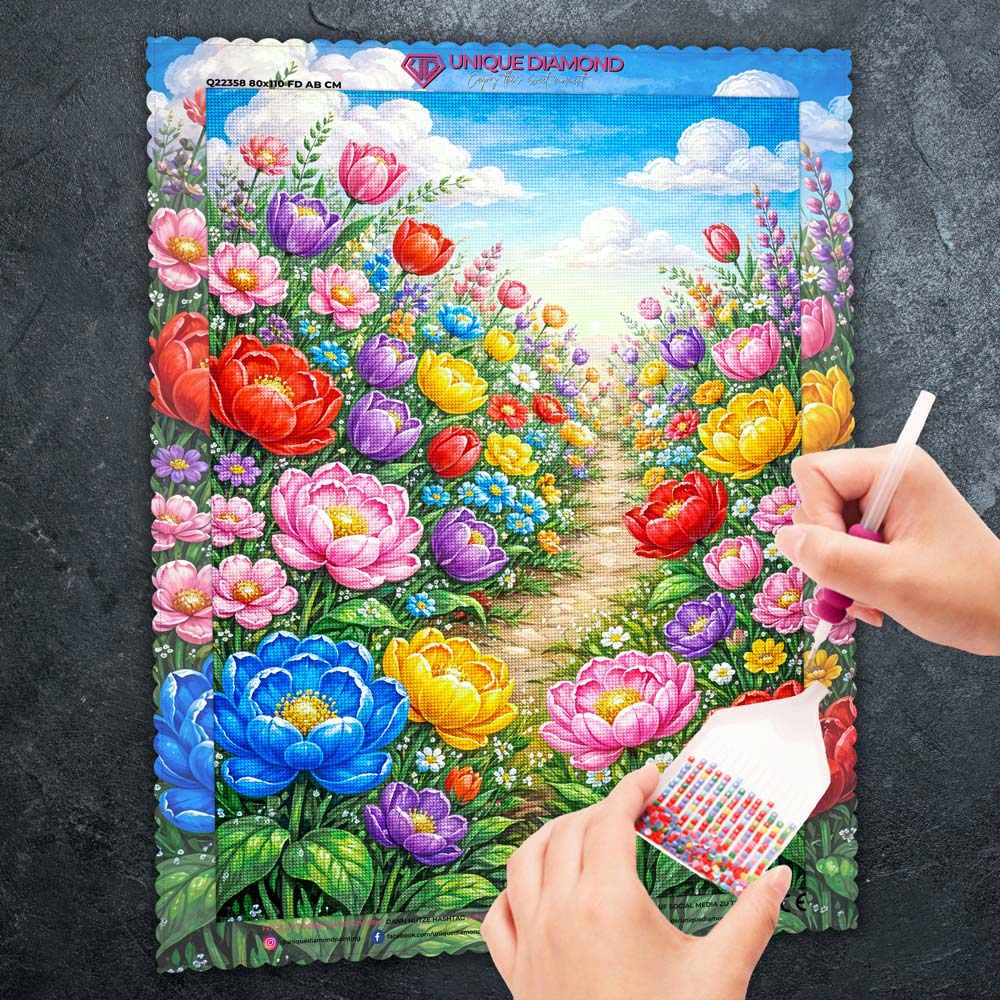 5D Diamond Painting – Garden of Joy Unique-Diamond