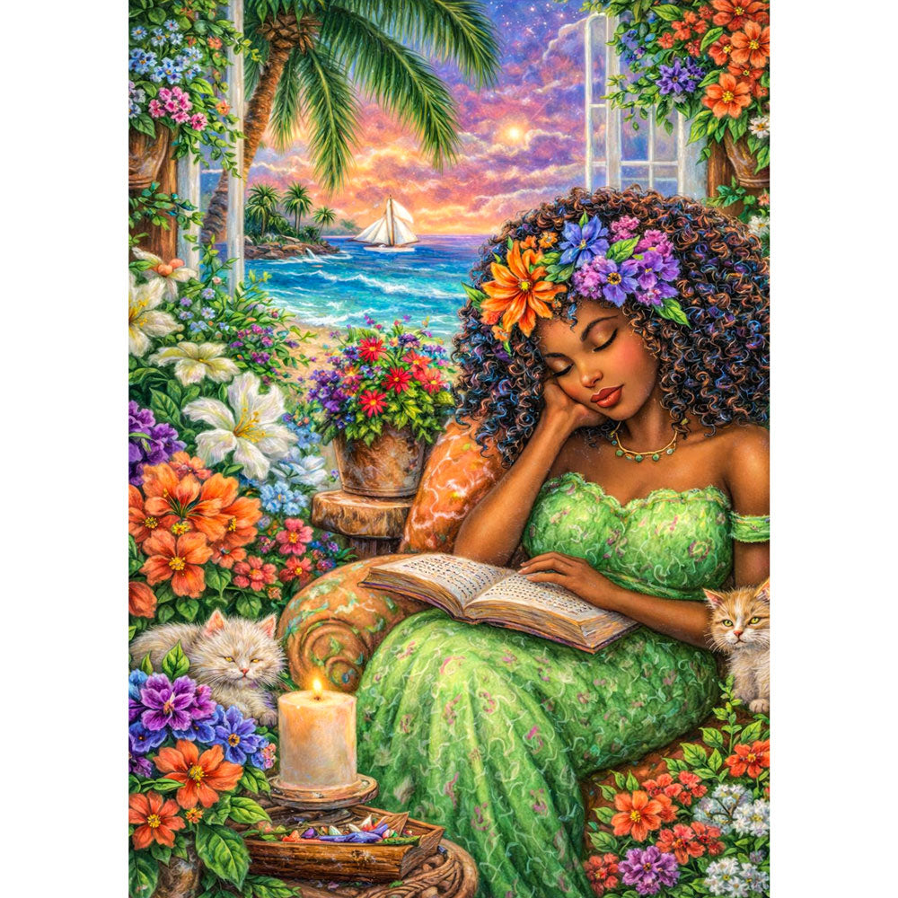 5D Diamond Painting – Garden of Quiet Dreams, Unique-Diamond