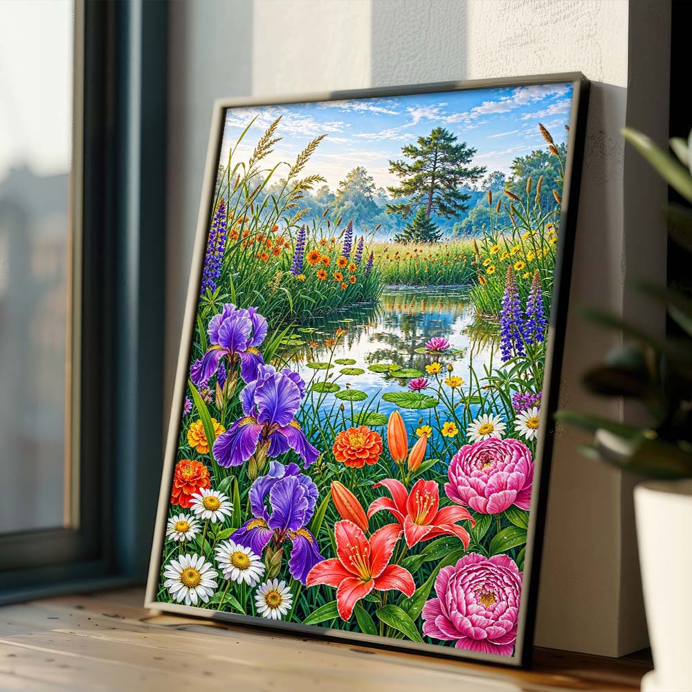 5D Diamond Painting – Garten der Liora, Unique-Diamond