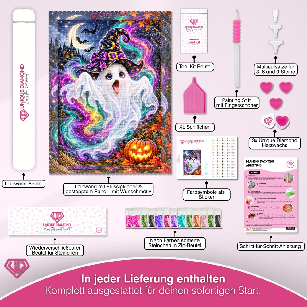 5D Diamond Painting – Geisterzauber unter Sternen