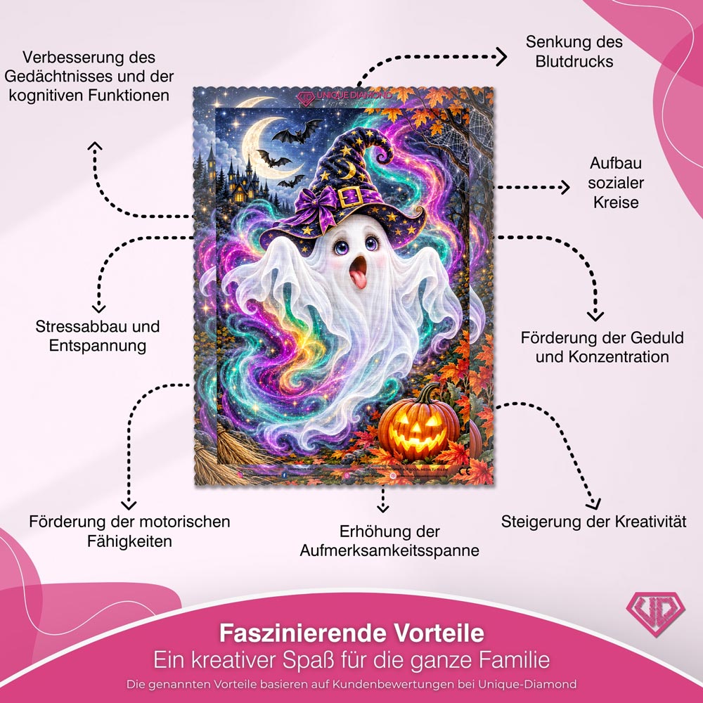 5D Diamond Painting – Geisterzauber unter Sternen