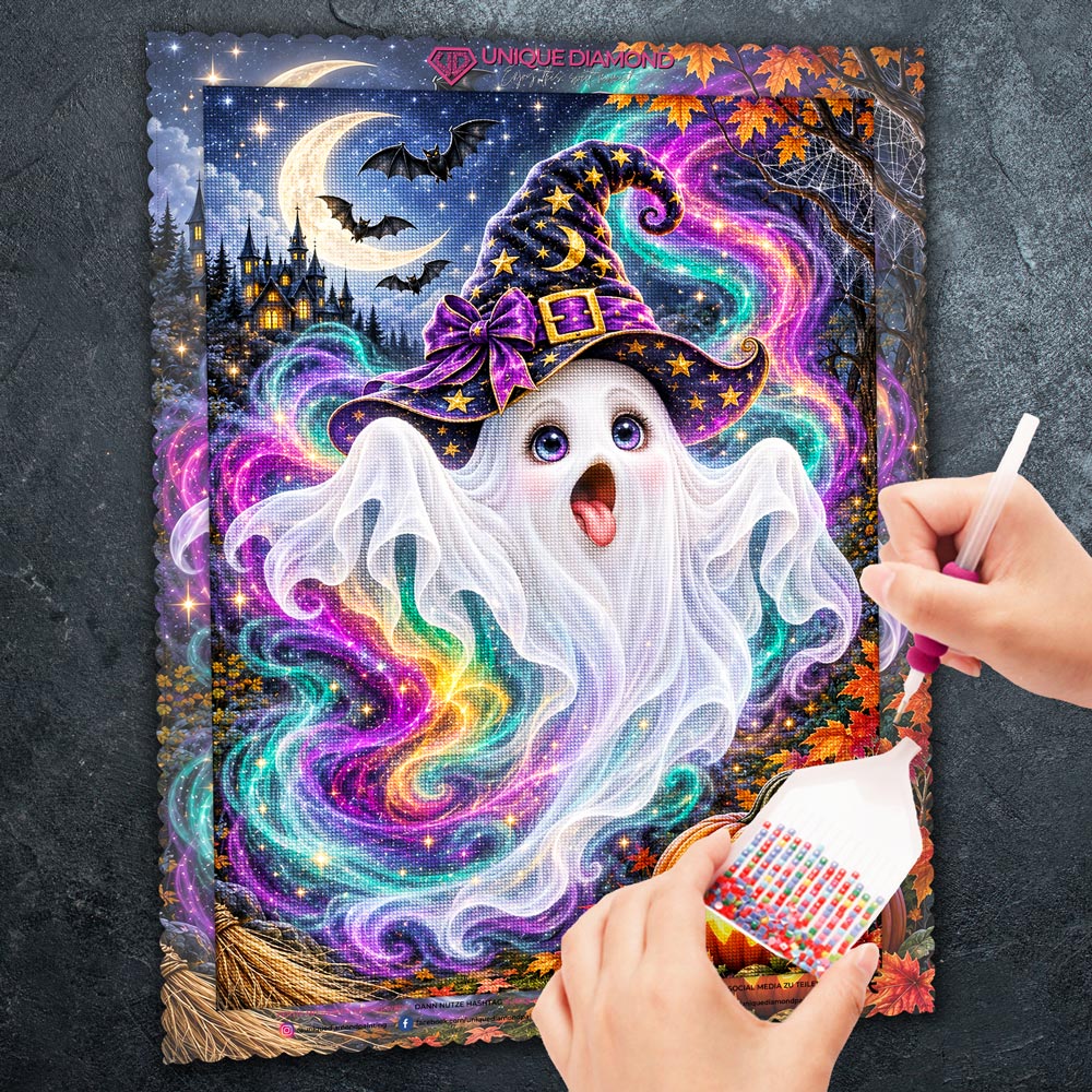 5D Diamond Painting – Geisterzauber unter Sternen