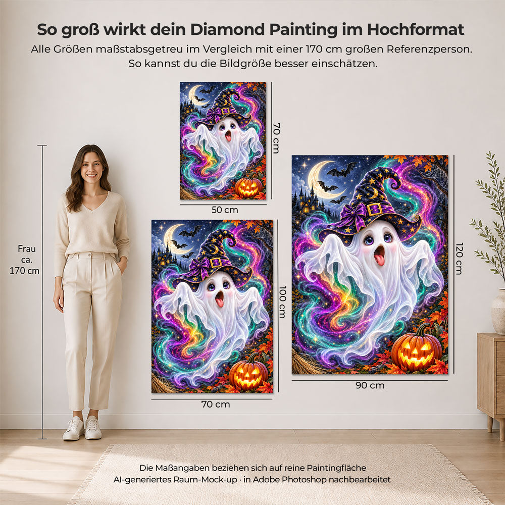 5D Diamond Painting – Geisterzauber unter Sternen