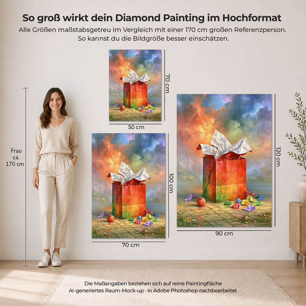 5D Diamond Painting – Geschenk der Farben