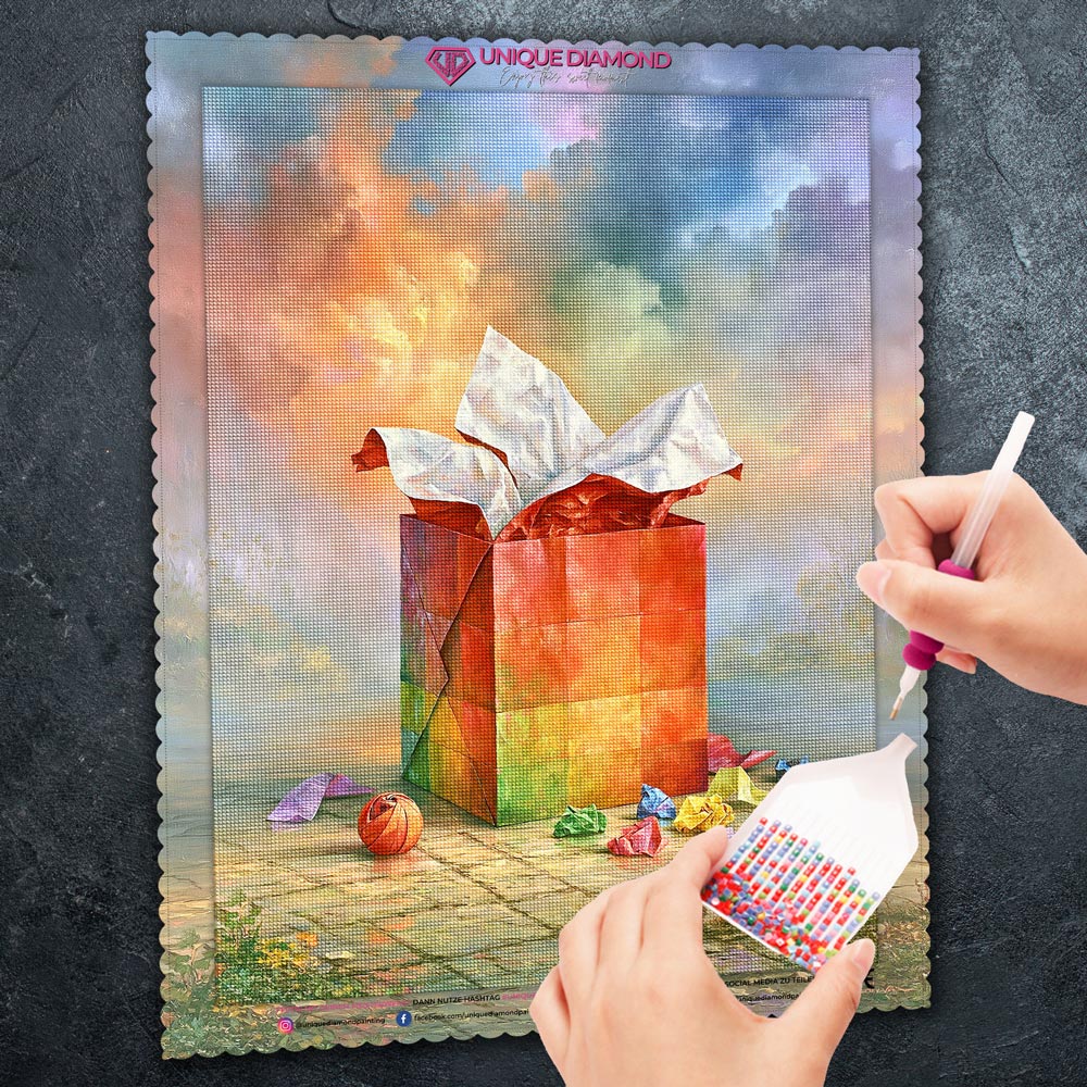 5D Diamond Painting – Geschenk der Farben