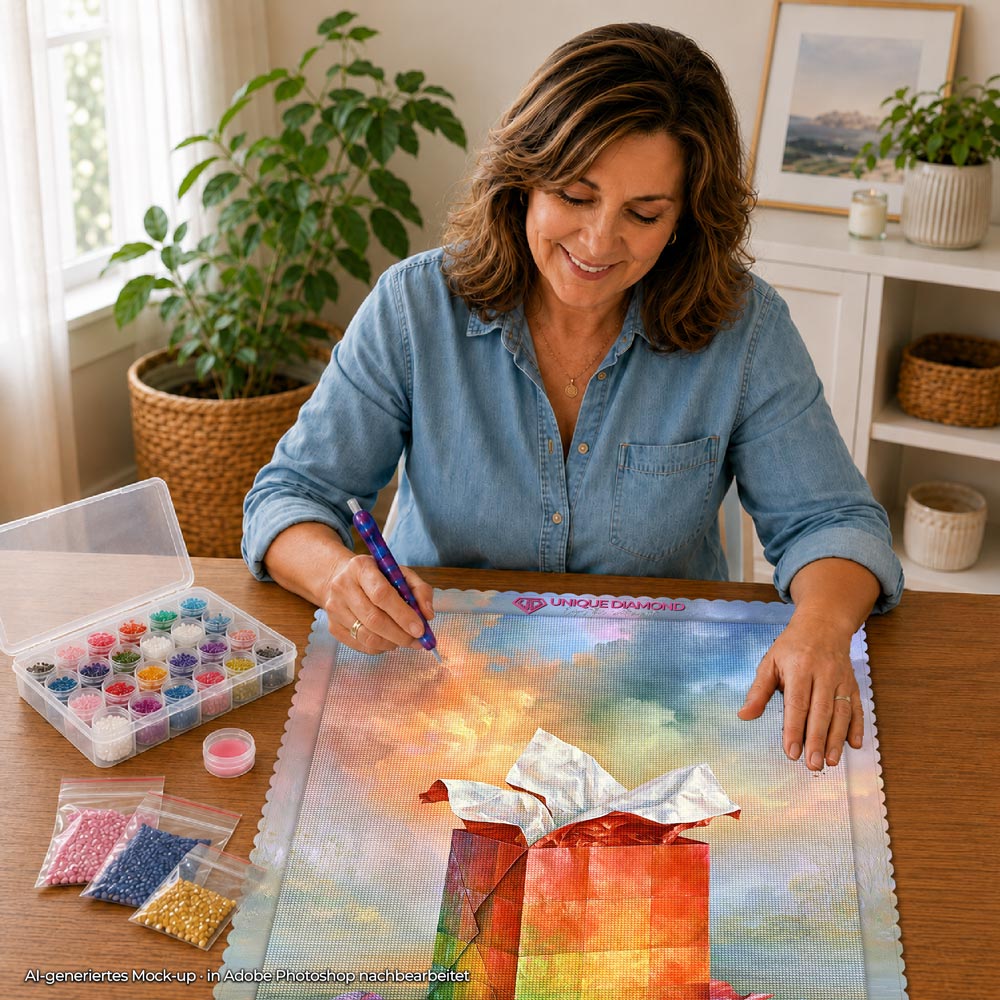 5D Diamond Painting – Geschenk der Farben