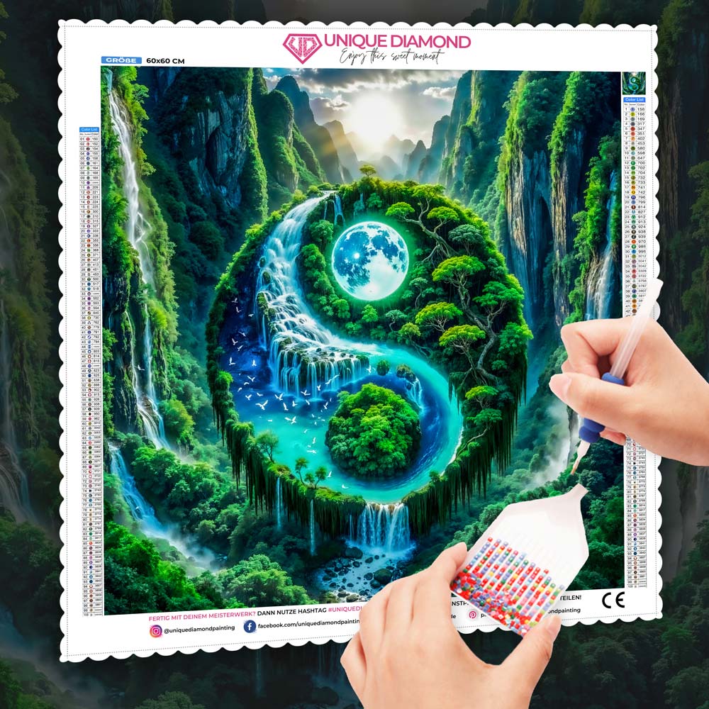 5D Diamond Painting – Gleichgewicht der Elemente Unique-Diamond