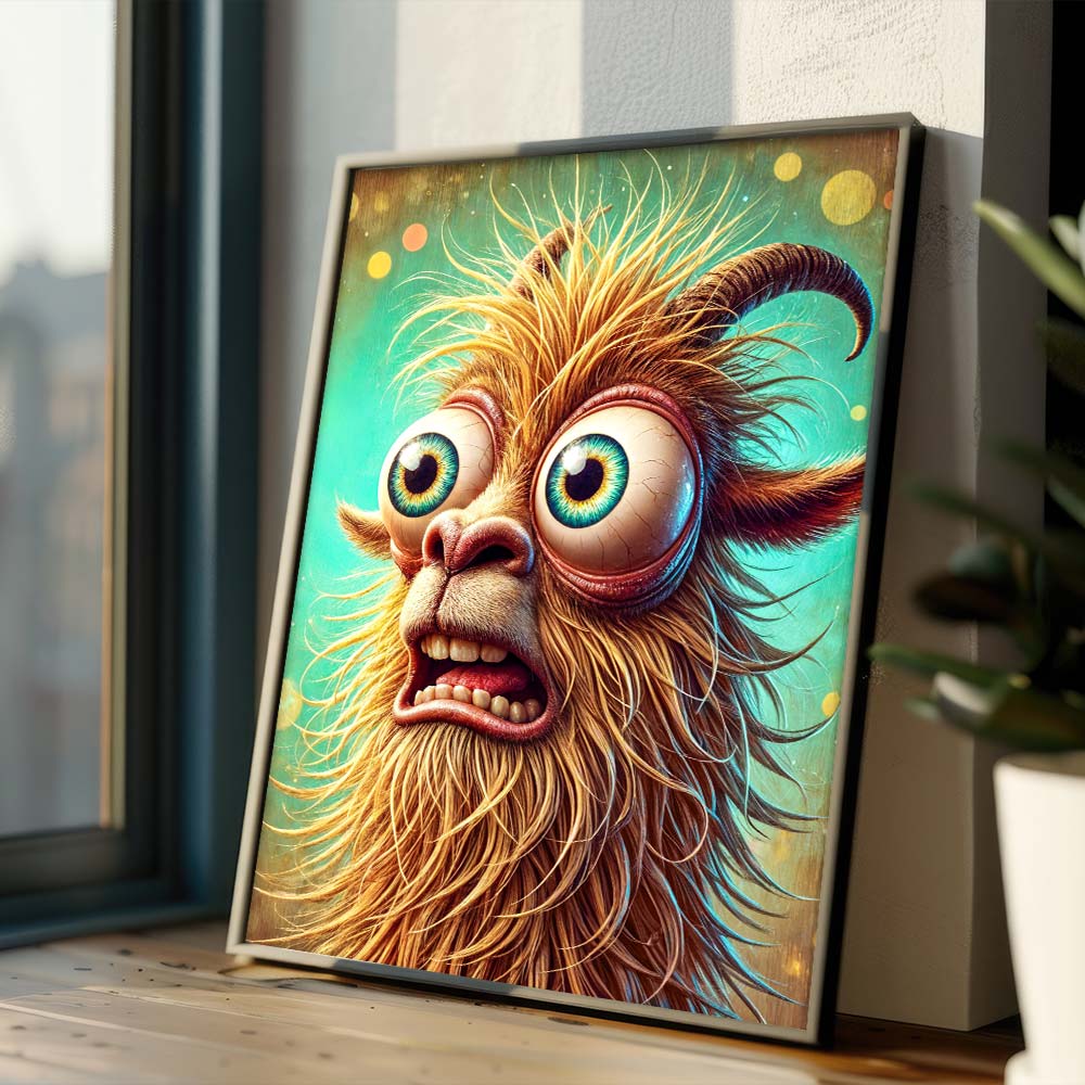 5D Diamond Painting – Glubschi, der verwirrte Waldgeist, Unique-Diamond