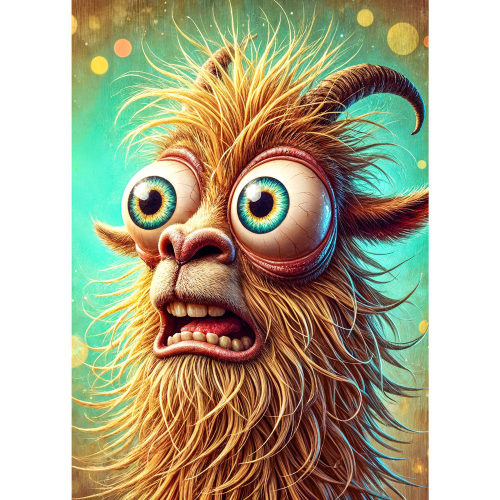 5D Diamond Painting – Glubschi, der verwirrte Waldgeist, Unique-Diamond
