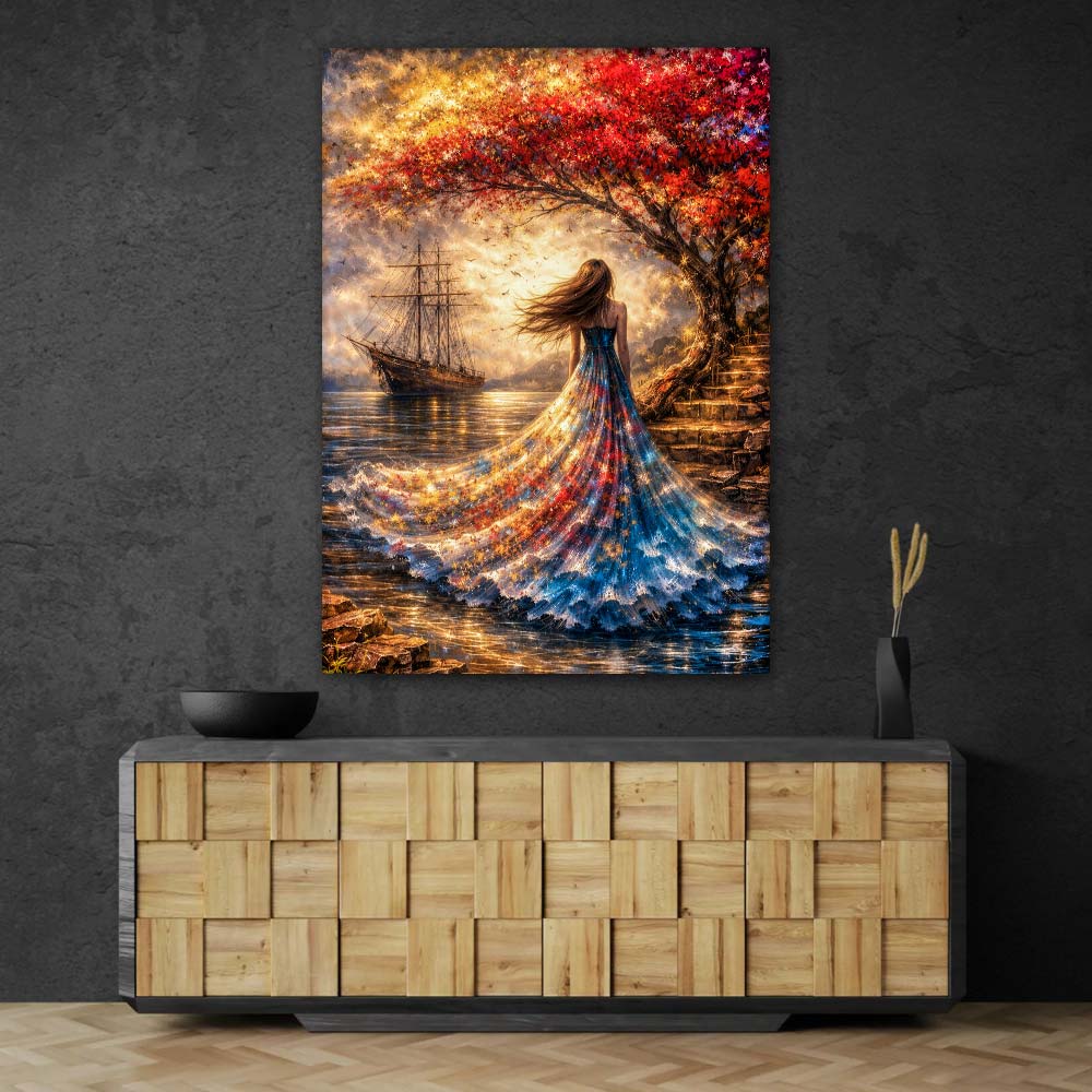 5D Diamond Painting – Golden Autumn Dream