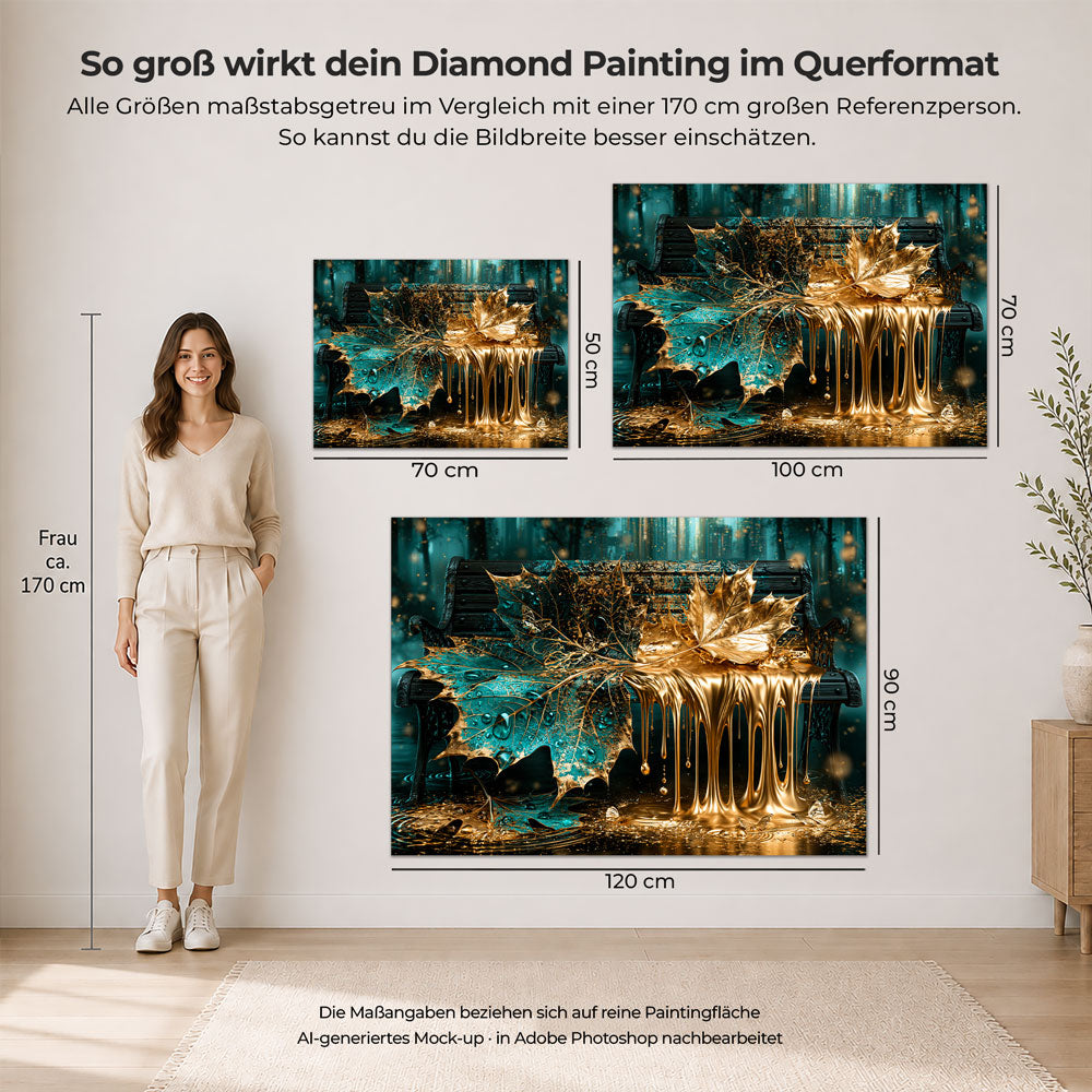 5D Diamond Painting – Goldener Herbstzauber