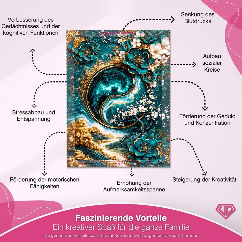 5D Diamond Painting – Harmonie der Smaragdnacht