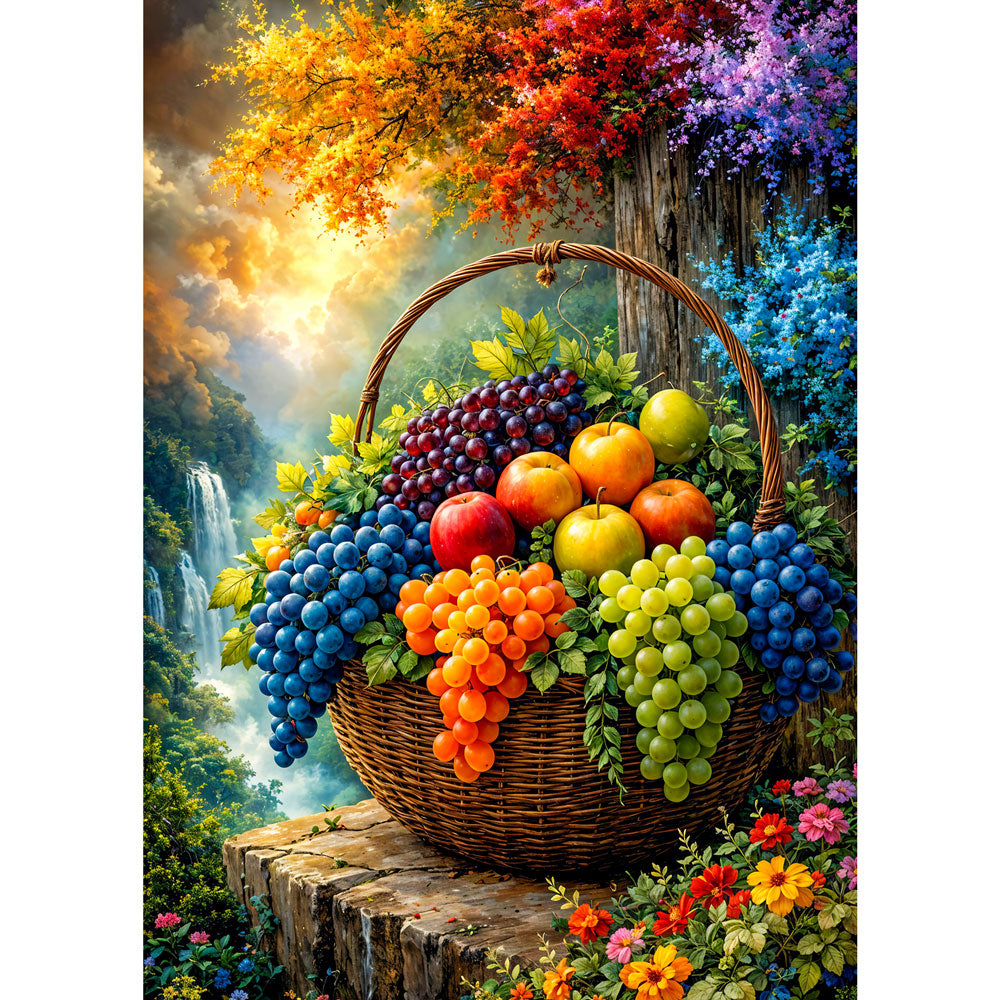 5D Diamond Painting – Harvest of Colors, Unique-Diamond