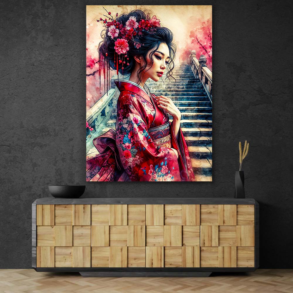 5D Diamond Painting – Himmlische Sakura Unique-Diamond