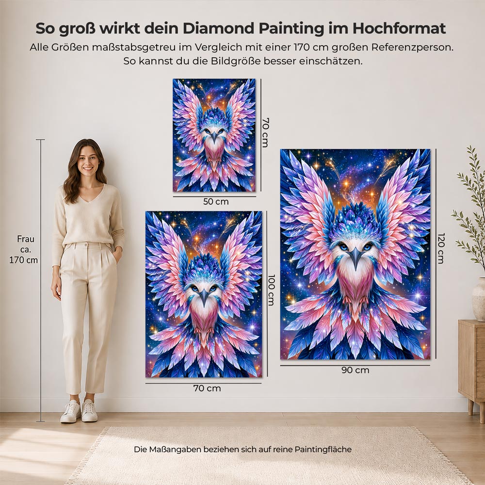 5D Diamond Painting – Himmlischer Federphönix