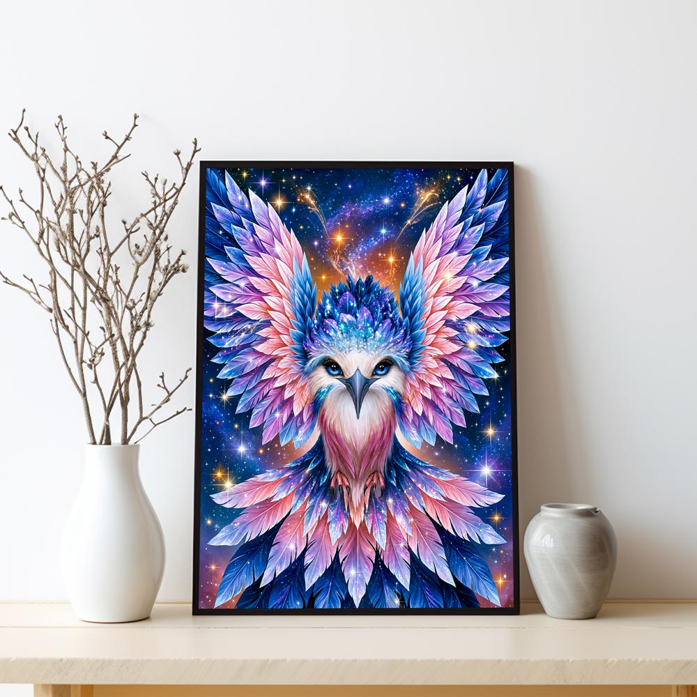 5D Diamond Painting – Himmlischer Federphönix