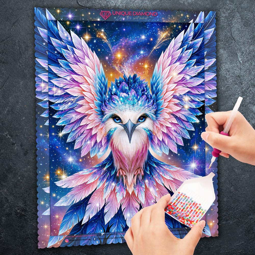 5D Diamond Painting – Himmlischer Federphönix