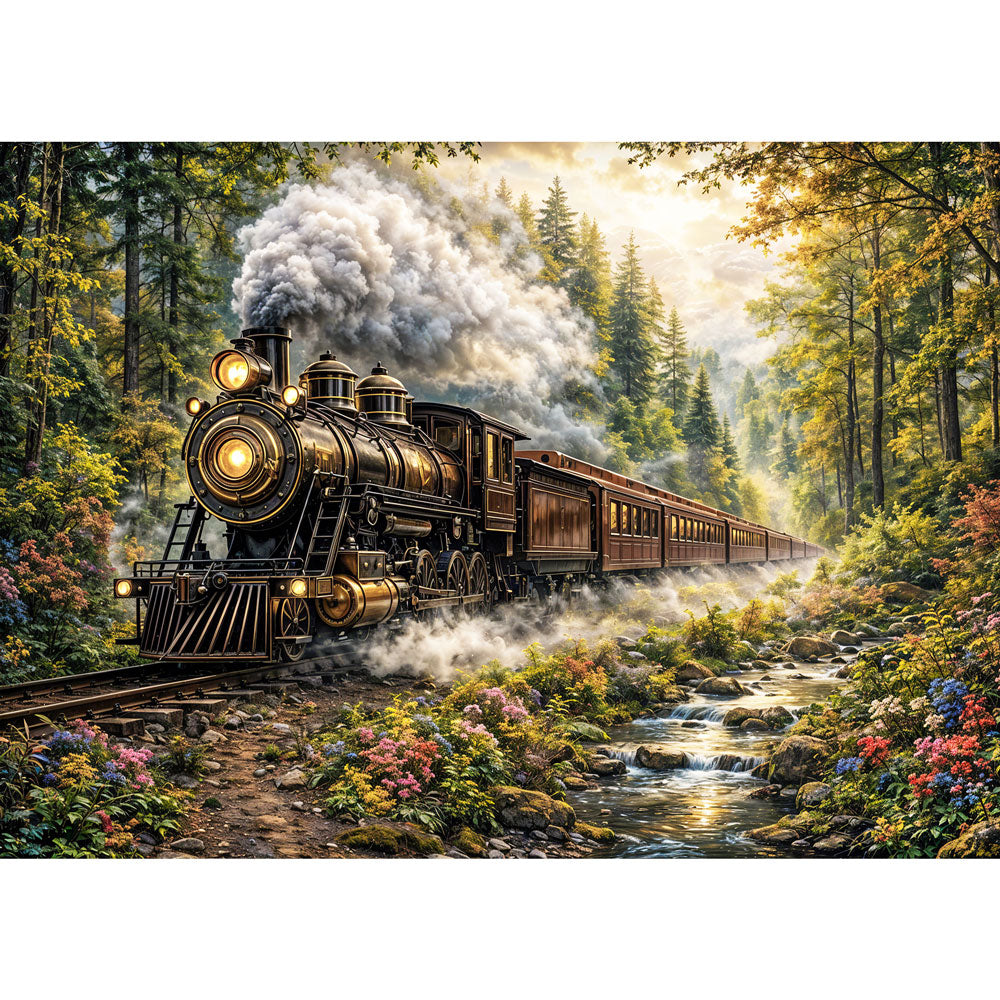 5D Diamond Painting – Journey Through the Pines Unique-Diamond