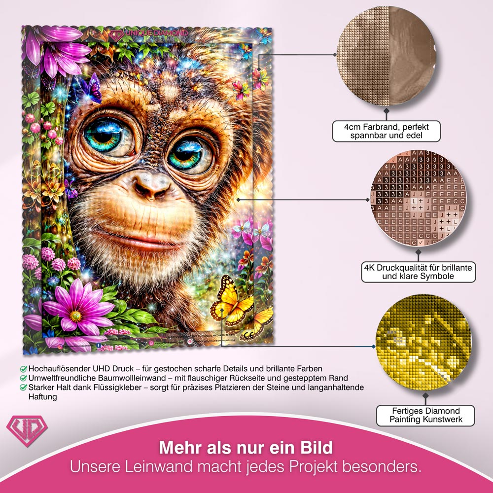5D Diamond Painting – Jungle Sparkle