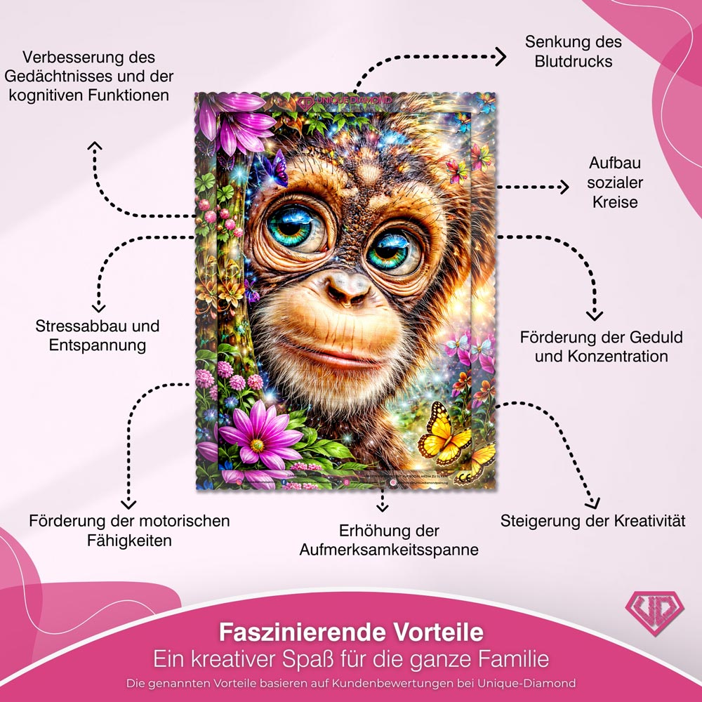 5D Diamond Painting – Jungle Sparkle