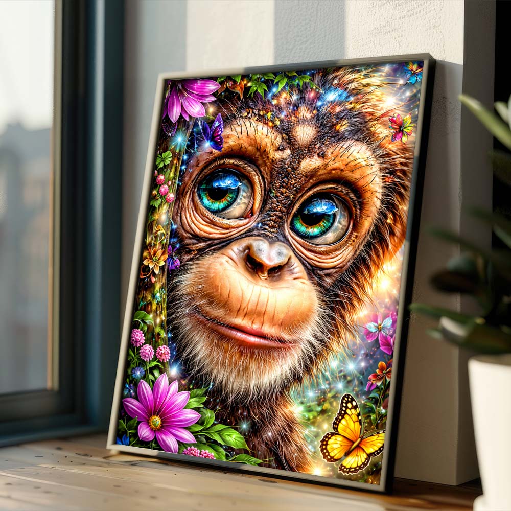 5D Diamond Painting – Jungle Sparkle