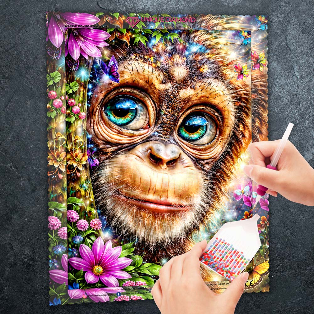 5D Diamond Painting – Jungle Sparkle