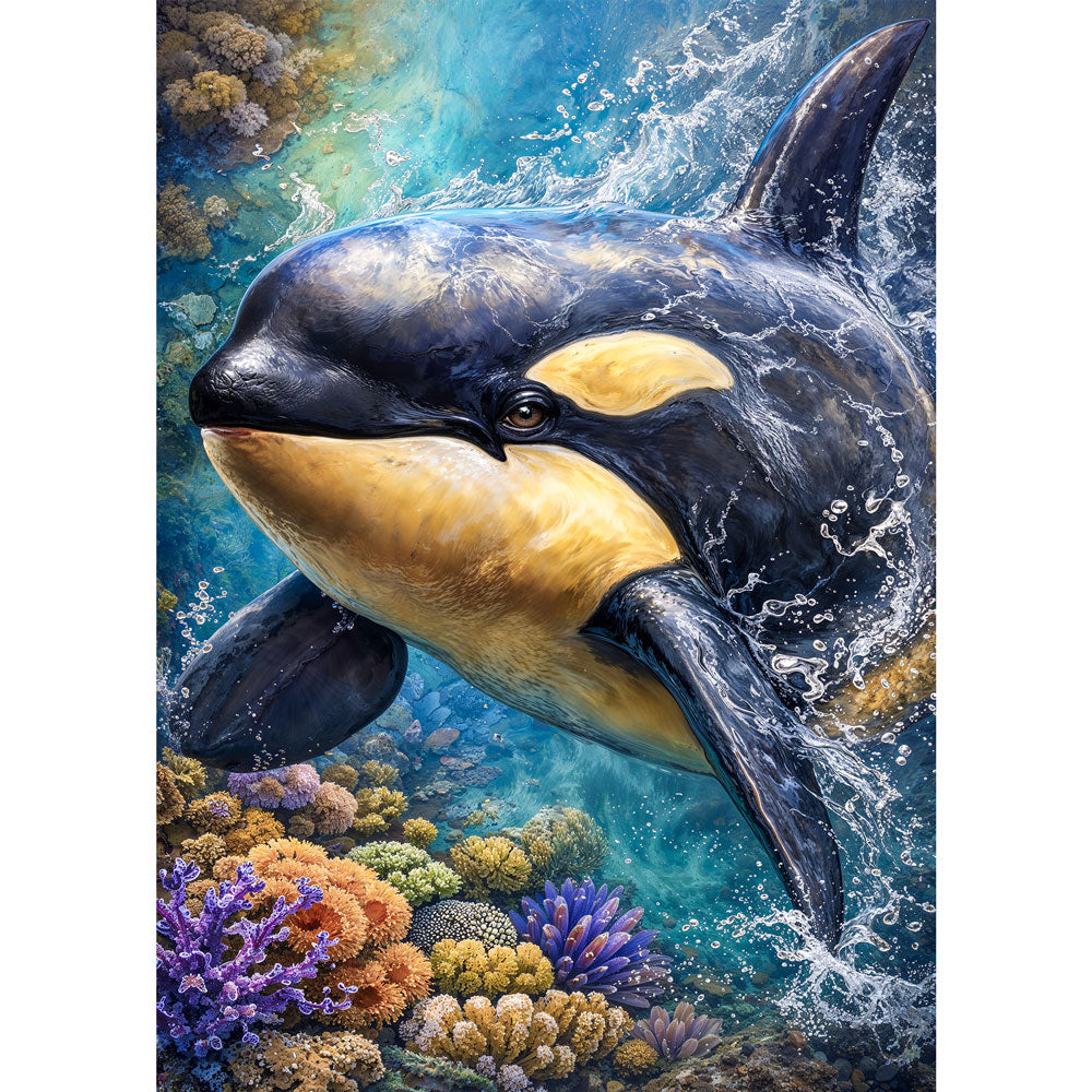 5D Diamond Painting – Kaelan Wächter der Tiefsee, Unique-Diamond