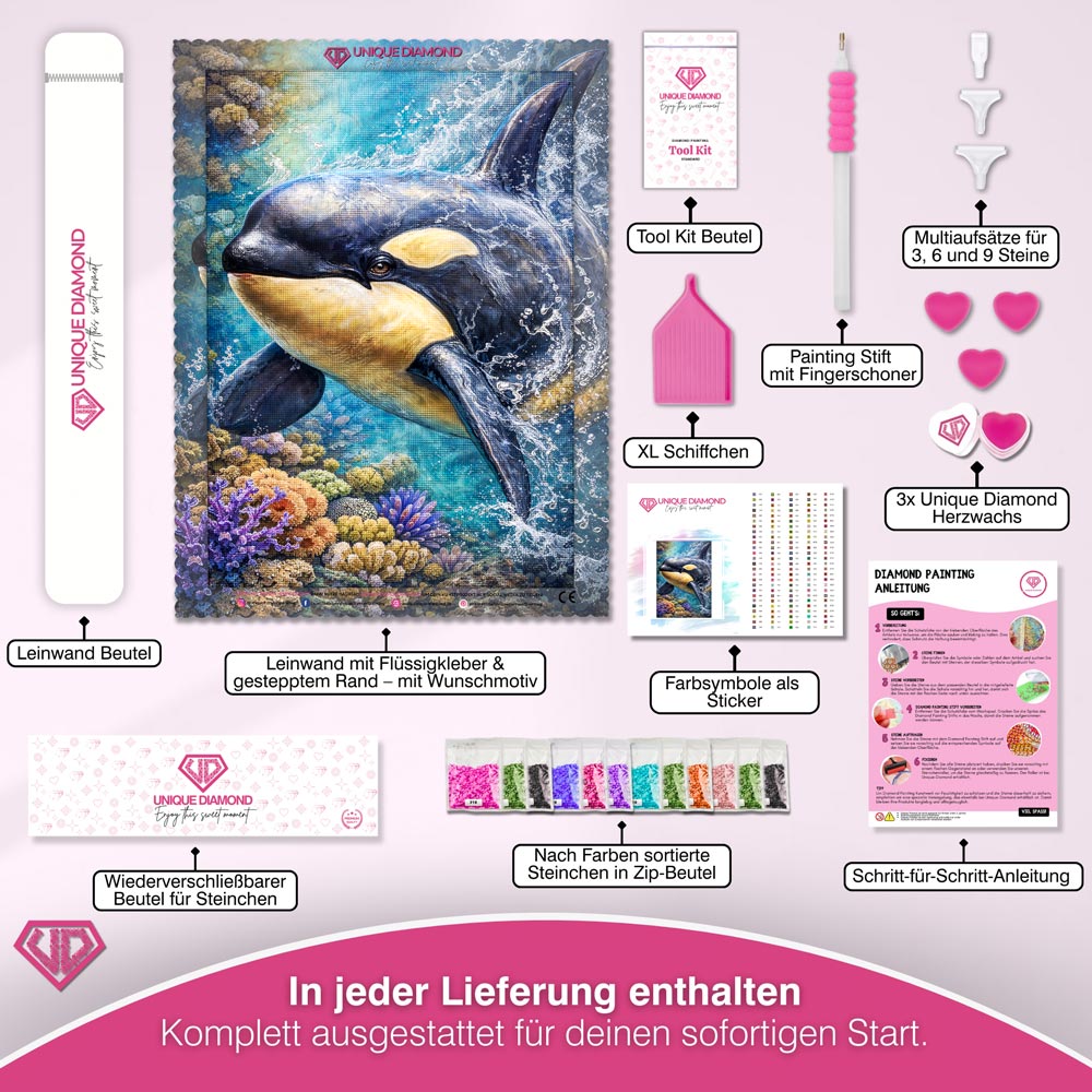 5D Diamond Painting – Kaelan Wächter der Tiefsee