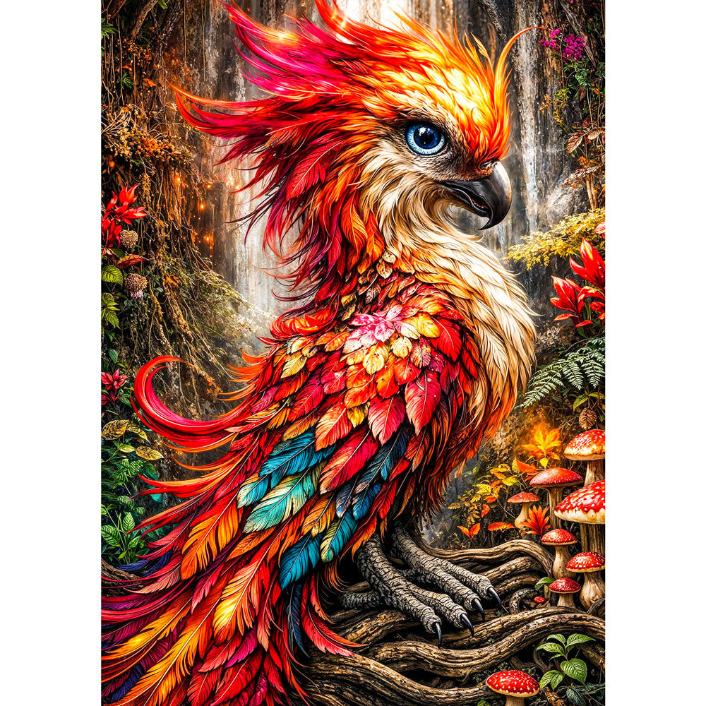 5D Diamond Painting – Kaelion Hüter des Flammenwaldes, Unique-Diamond