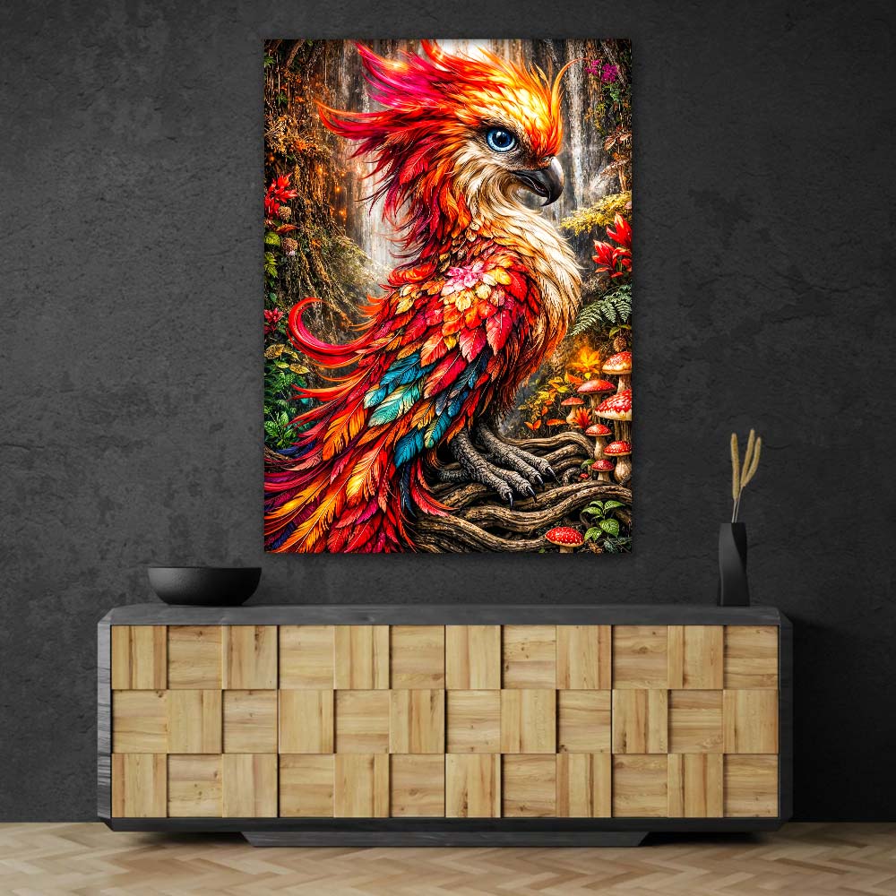 5D Diamond Painting – Kaelion Hüter des Flammenwaldes