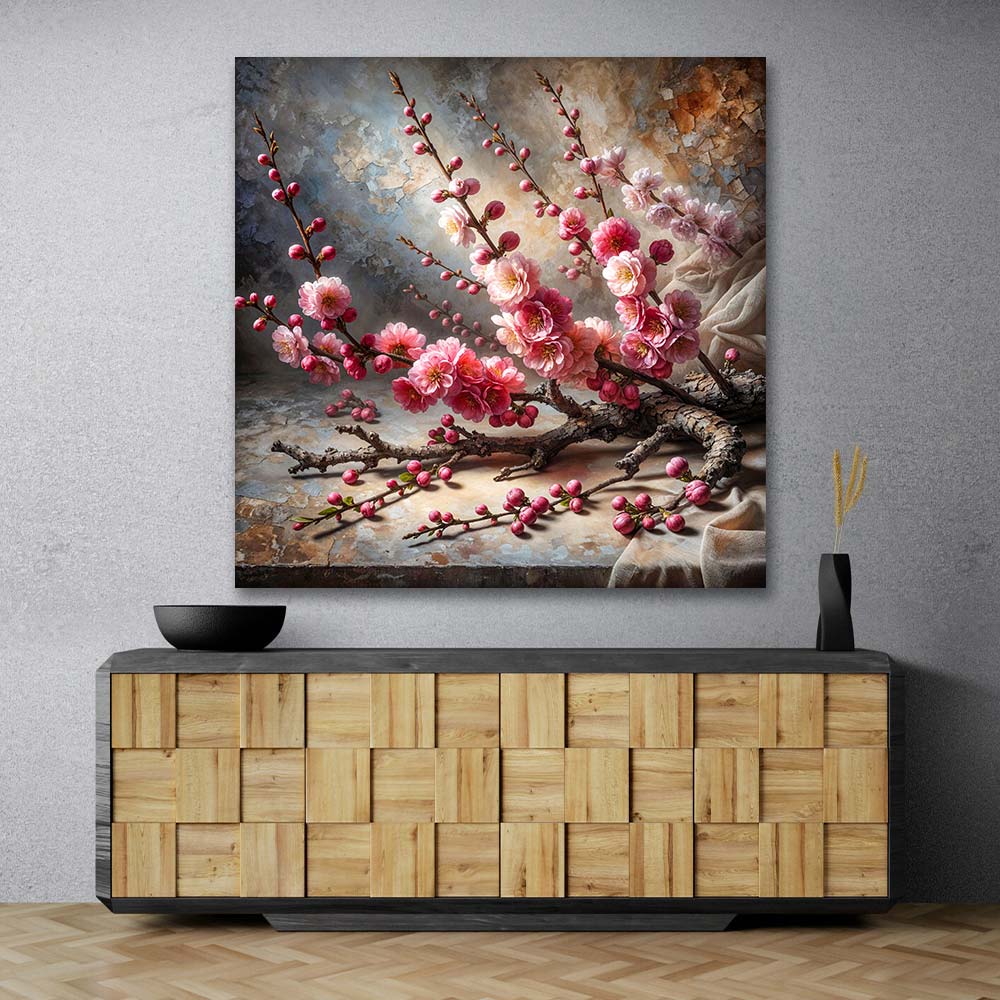 5D Diamond Painting – Kirschblüten der Stille, Unique-Diamond