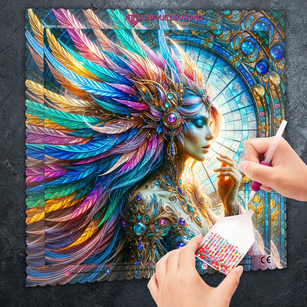 5D Diamond Painting – Krone aus Licht