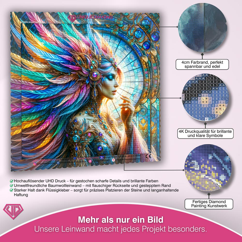 5D Diamond Painting – Krone aus Licht