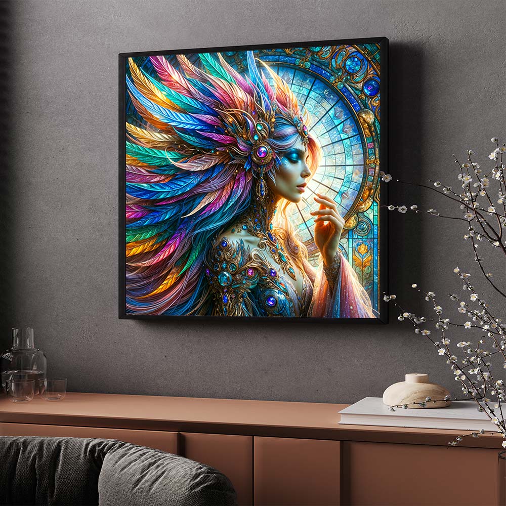 5D Diamond Painting – Krone aus Licht