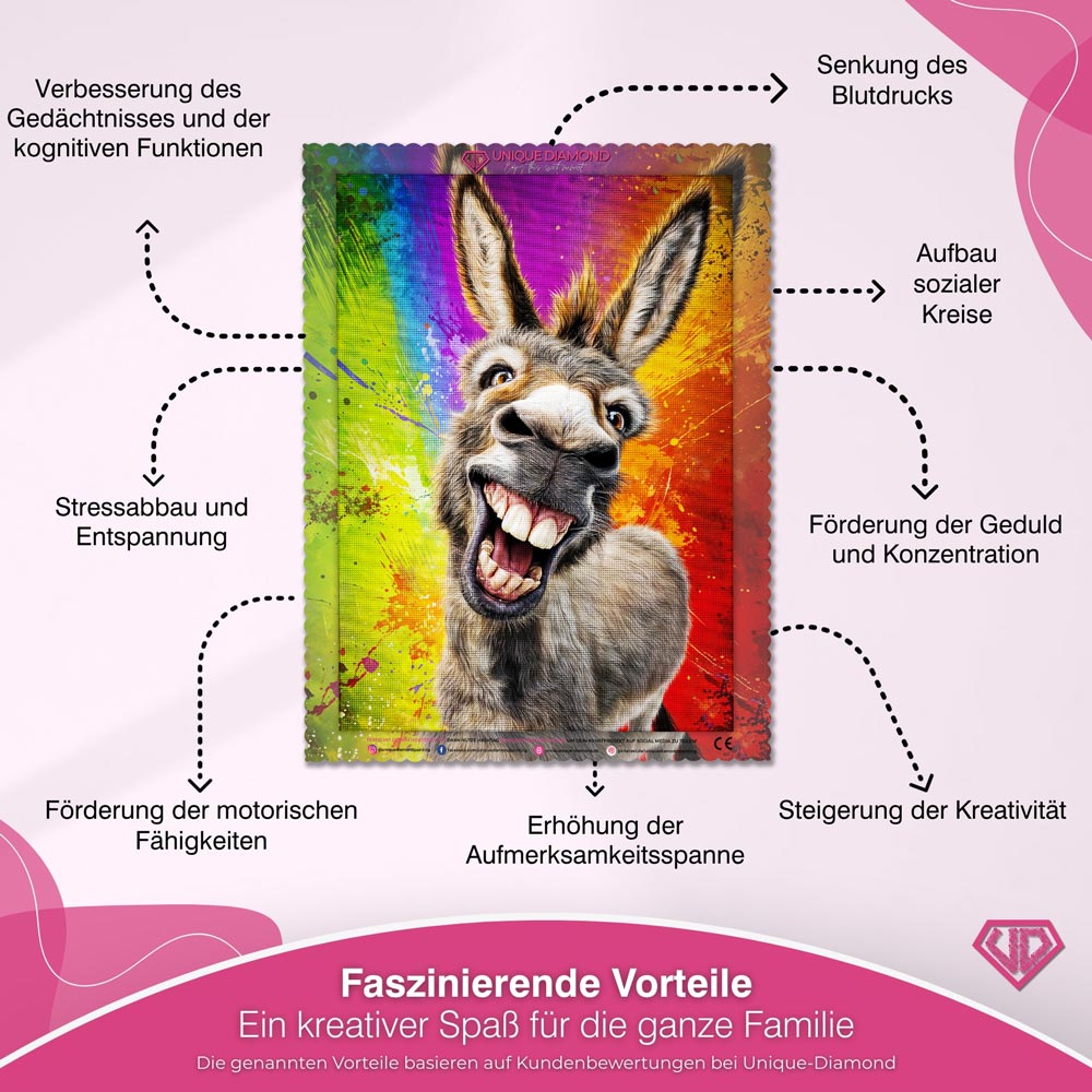 5D Diamond Painting – Lachflash mit Larry Unique-Diamond