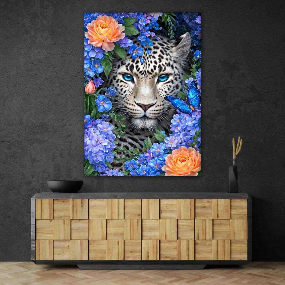 5D Diamond Painting – Leandra Eisblüte der Wildnis