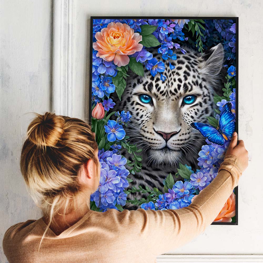 5D Diamond Painting – Leandra Eisblüte der Wildnis
