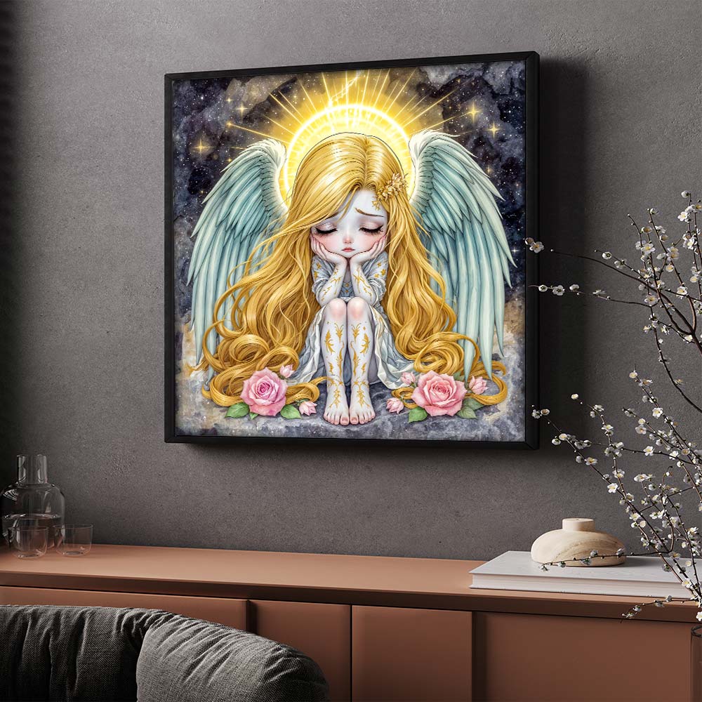 5D Diamond Painting – Liora – Die stille Himmelswächterin, Unique-Diamond