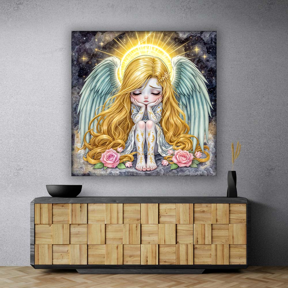 5D Diamond Painting – Liora – Die stille Himmelswächterin, Unique-Diamond